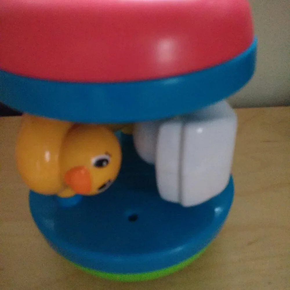 Playskool Busy Chase N Crawl Duckies rolling  + Chase dog & Cat used